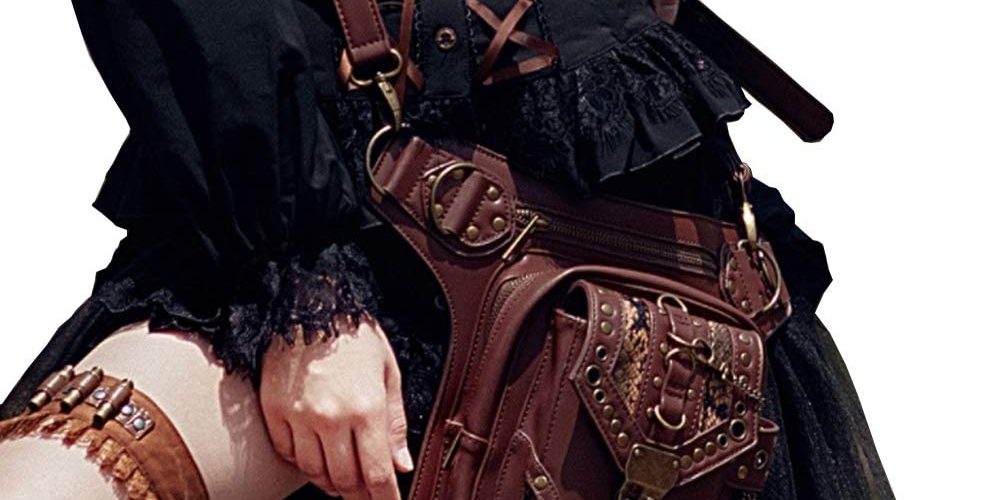 A unisex multipurpose steampunk mail style bag/purse. 4