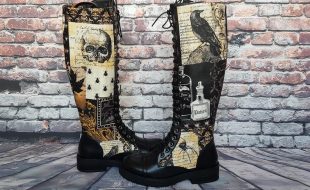 Steampunk Themed Boots from "Rock Your Sole".